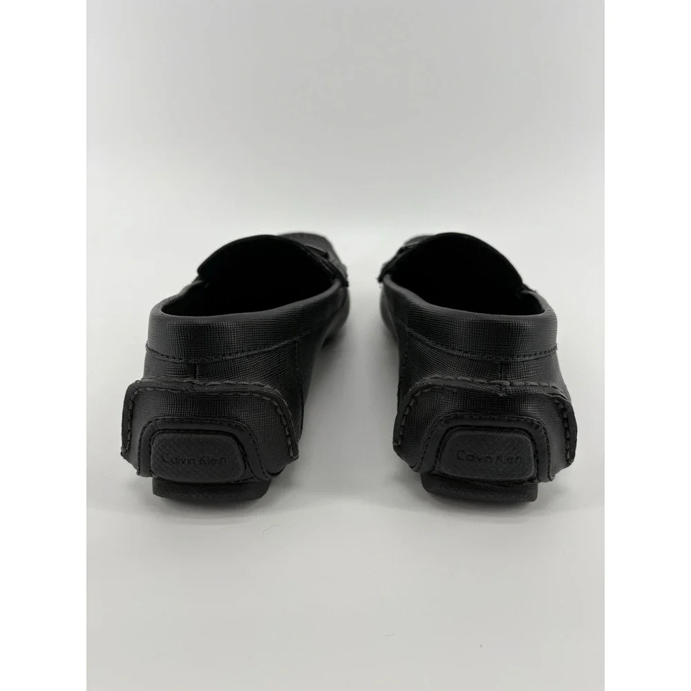 Calvin Klein Shoes Mens Size 10.5 Leather Slip On Loafers Dress Magnus‎ Buckle